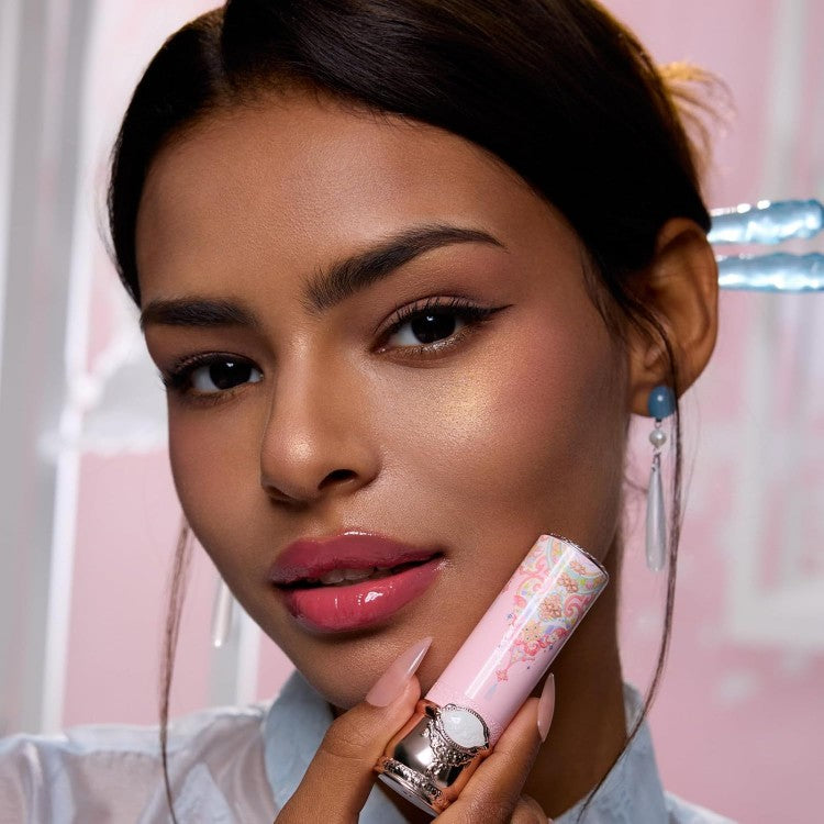 Flower Knows Butterfly Cloud Collar Glossy Lipstick #C05 Peach Blossom