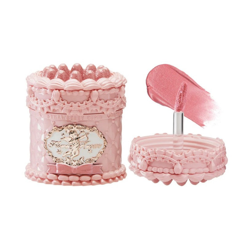 Flower Knows花知晓草莓丘比特系列蛋糕唇霜#V04茶花粉