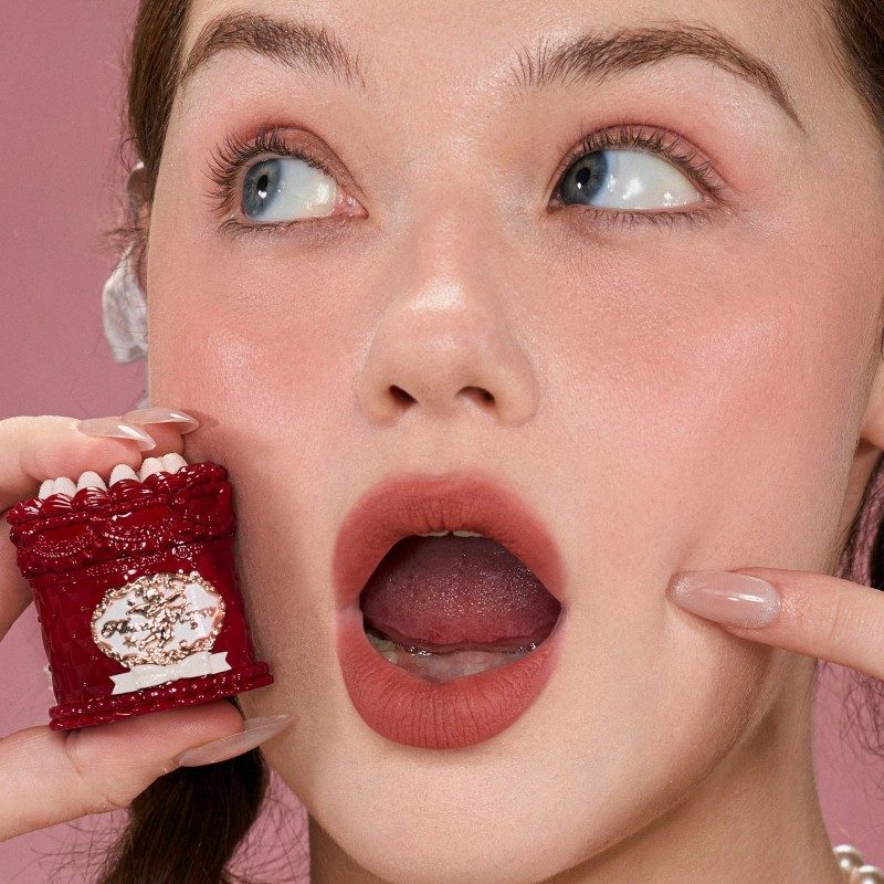 Flower Knows花知晓草莓丘比特系列蛋糕唇霜#V07无花果