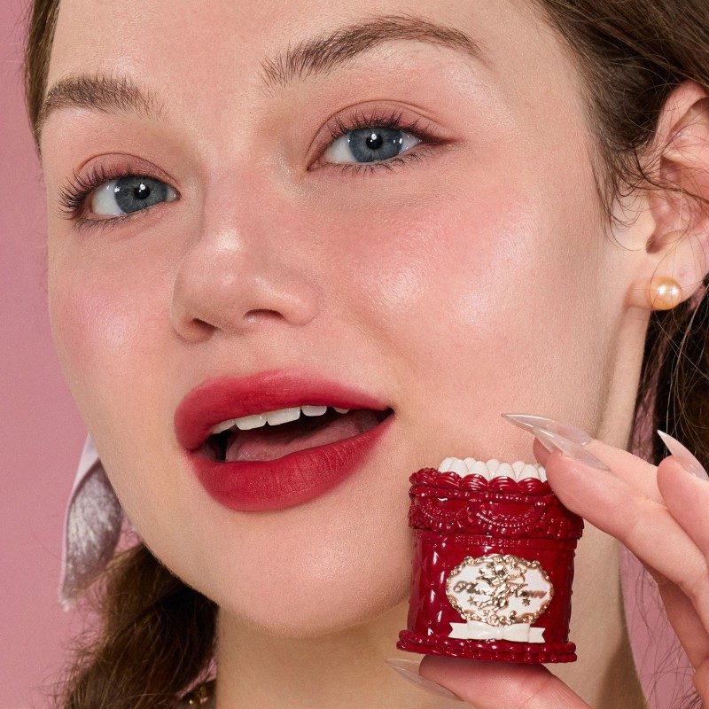 Flower Knows Strawberry Cupid Cake Lip Cream #V08 Cranberry