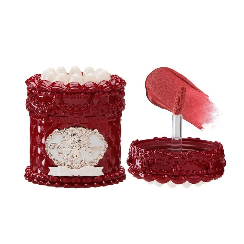 Flower Knows花知晓草莓丘比特系列蛋糕唇霜#V09天鹅绒