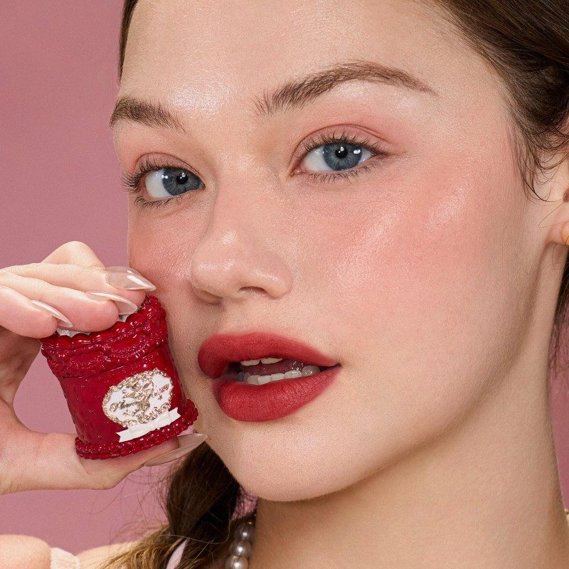 Flower Knows花知晓草莓丘比特系列蛋糕唇霜#V09天鹅绒