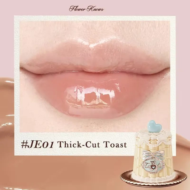 Flower Knows The Sweetie Bear Coating Lip Jelly #JE01 Fluffy Toast