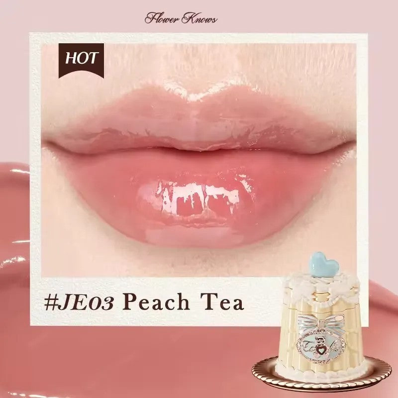 Flower Knows花知晓甜心小熊成膜唇冻#JE03桃子茶