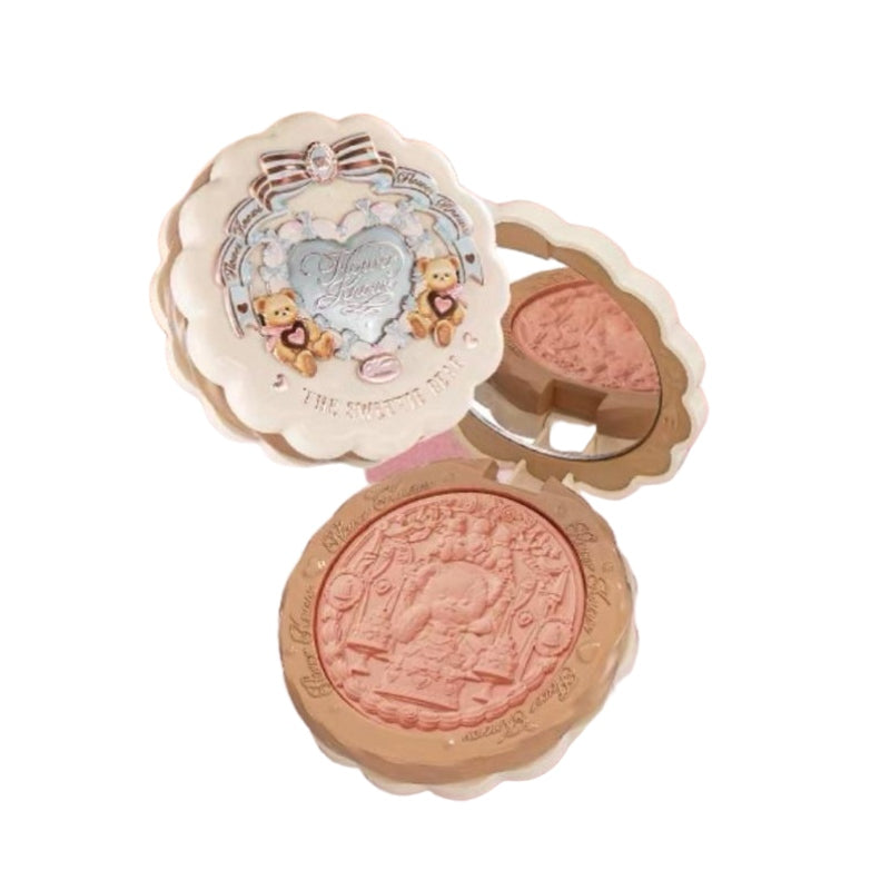 Flower Knows The Sweetie Bear Silk Satin Blush #01 Almond Cookies