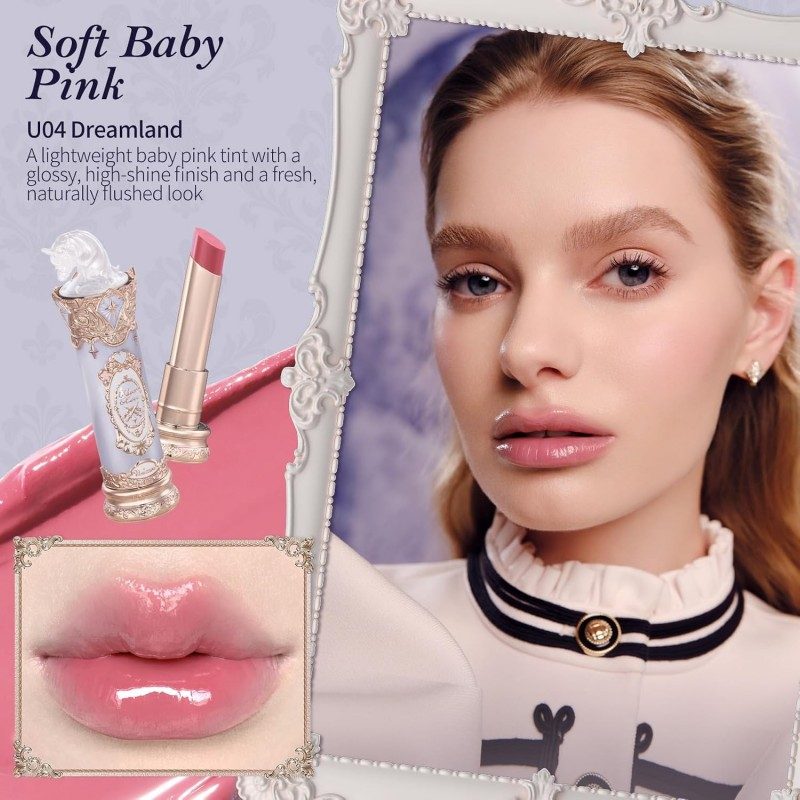 Flower Knows Knight Unicorn Glazed Lipstick #U04 Dreamland