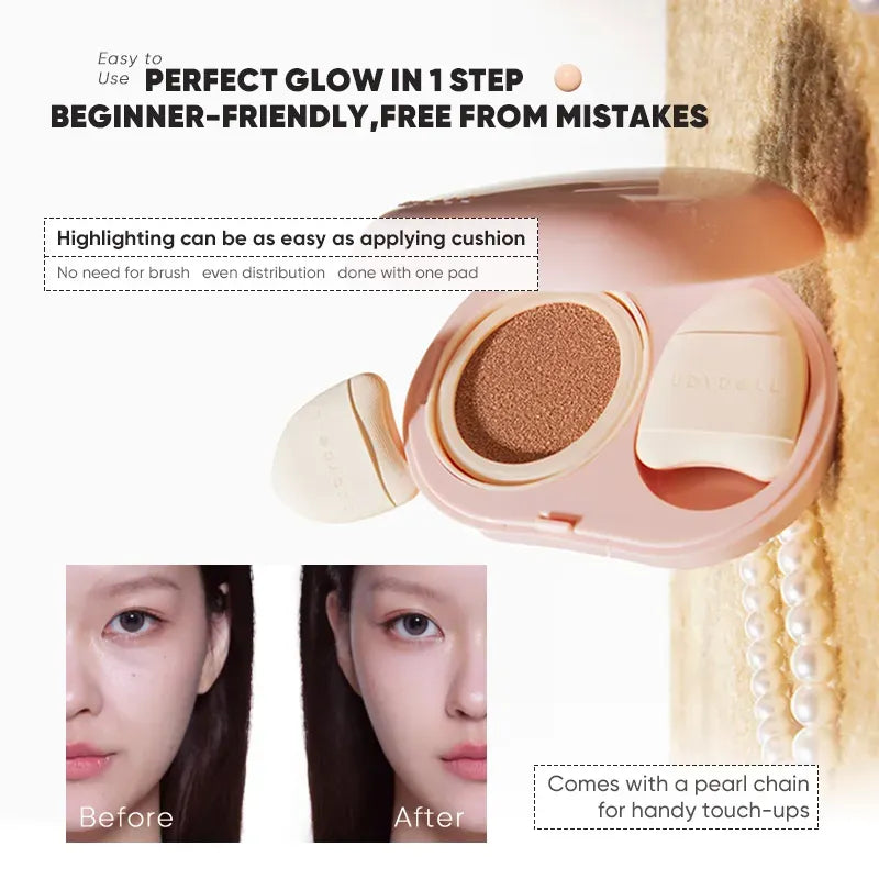 Judydoll Little Pearl Highlighting Concealer Cushion #C03 Dark Beige
