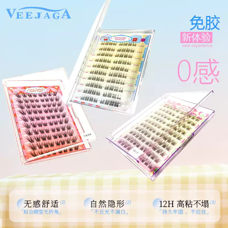 Veejaga Glue Free False Eyelash Camellia Unfurls