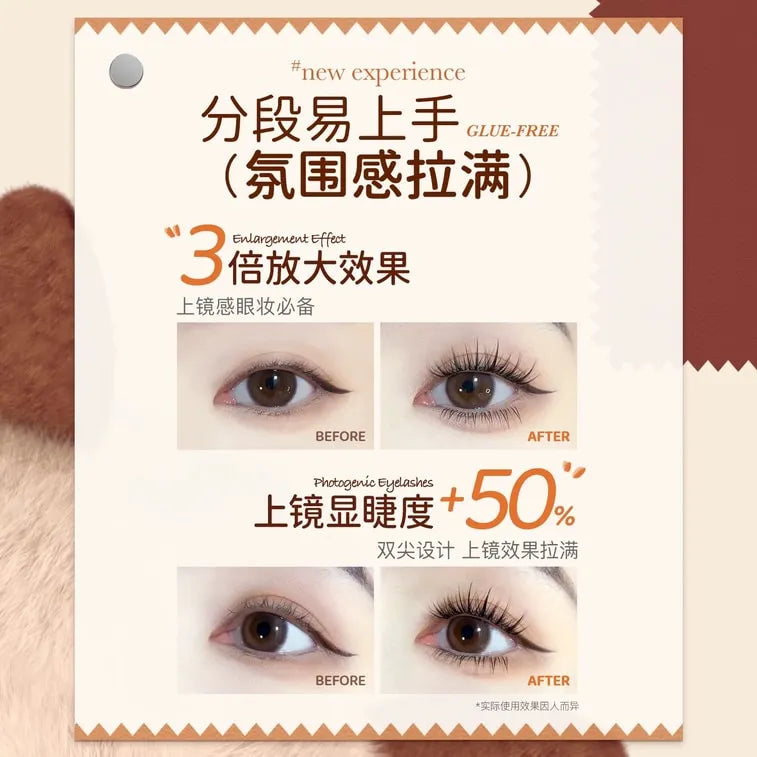 MR.Wish Glue-Free Self-Adhesive False Eyelashes Lamb Horn