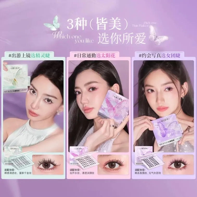 MR.Wish Thin Flakes Series Segmented Single Fake Eyelash Elf