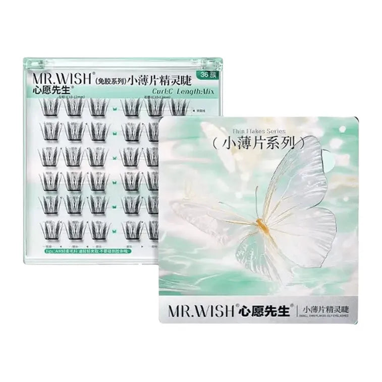 MR.Wish Thin Flakes Series Segmented Single Fake Eyelash Elf