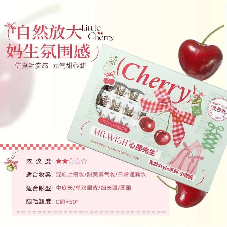 MR.Wish Glue-Free False Eyelashes Small Cherry