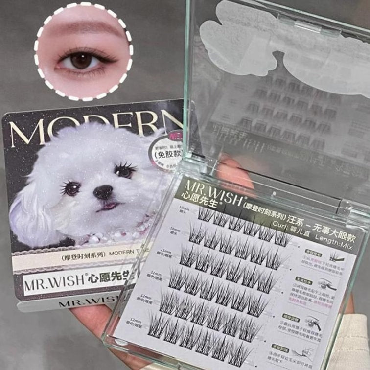 MR.Wish Glue-free False Eyelashes Innocent Big Eyes Style 36 Clusters