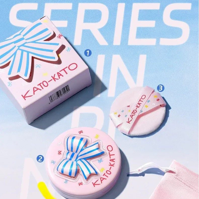 Kato-Kato Wonderful Pink Just in Tune Waterproof Soft Focus Pressed Powder #03 13.5g