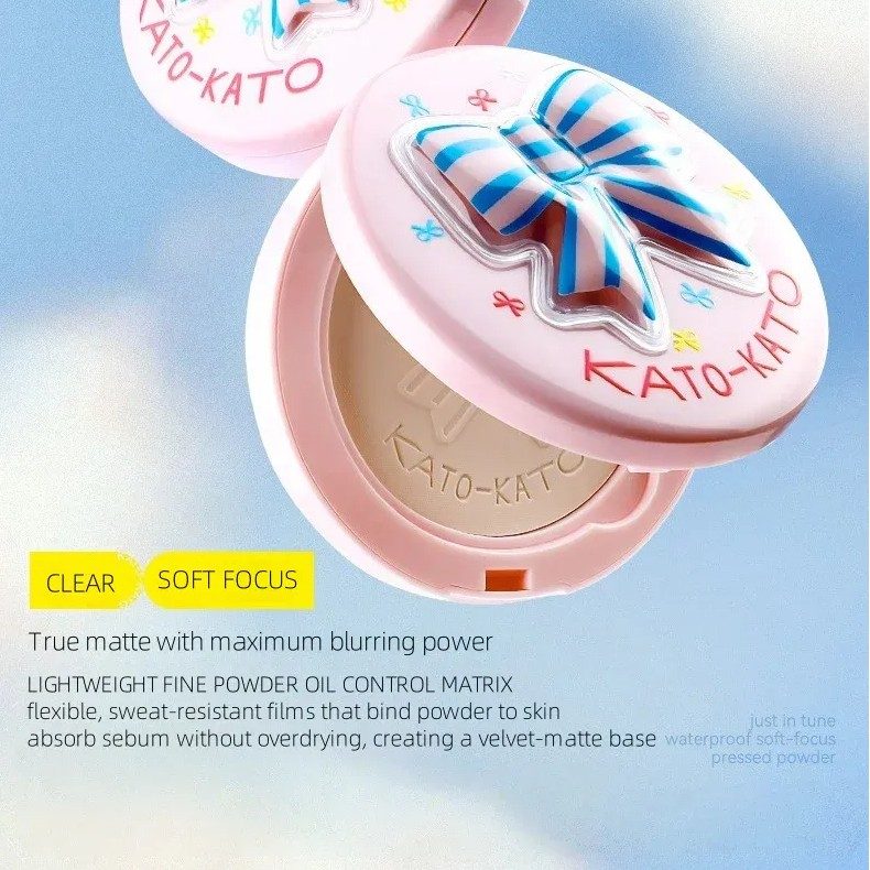 Kato-Kato Wonderful Pink Just in Tune Waterproof Soft Focus Pressed Powder #03 13.5g