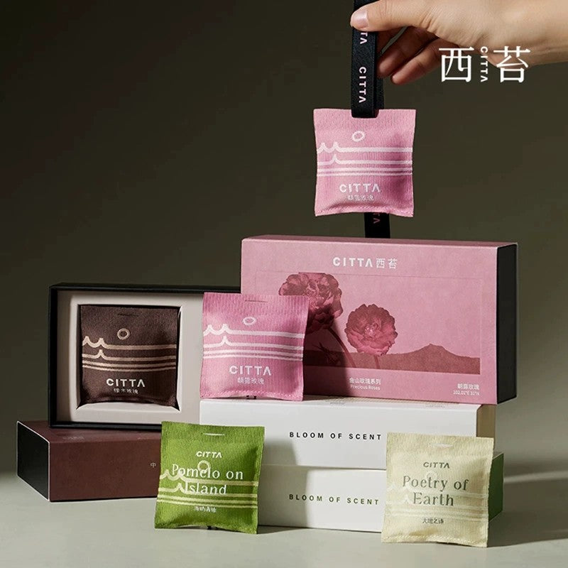 Citta West Moss Car Aroma Pouch Olibanum Rose 15g