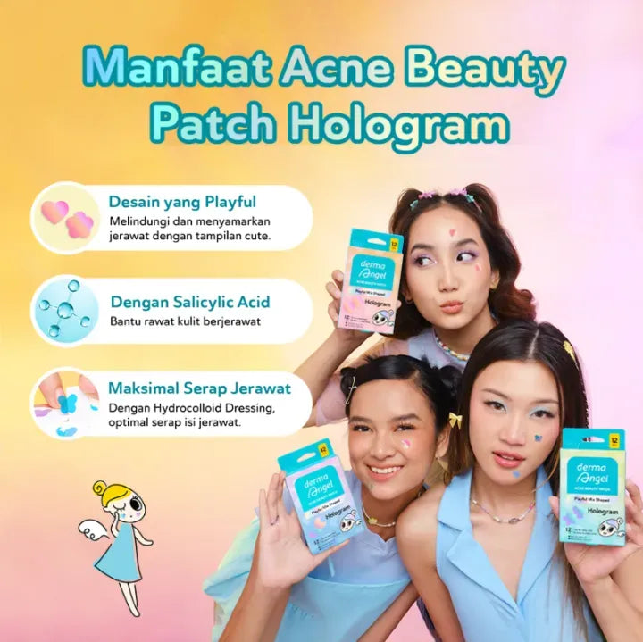 Derma Angel Beauty Acne Patch Star Shaped 24pcs