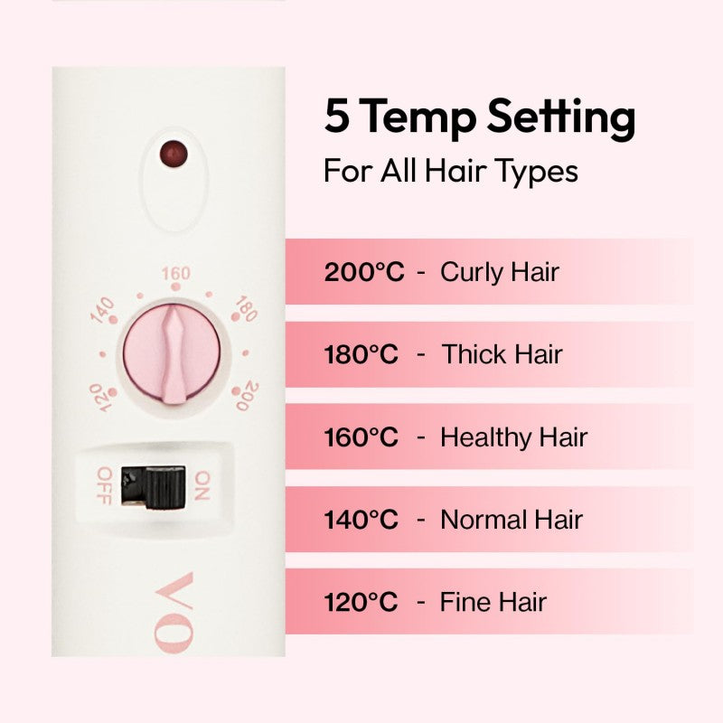 Vodana Glamwave Curling Iron Cherry BIossom 40mm
