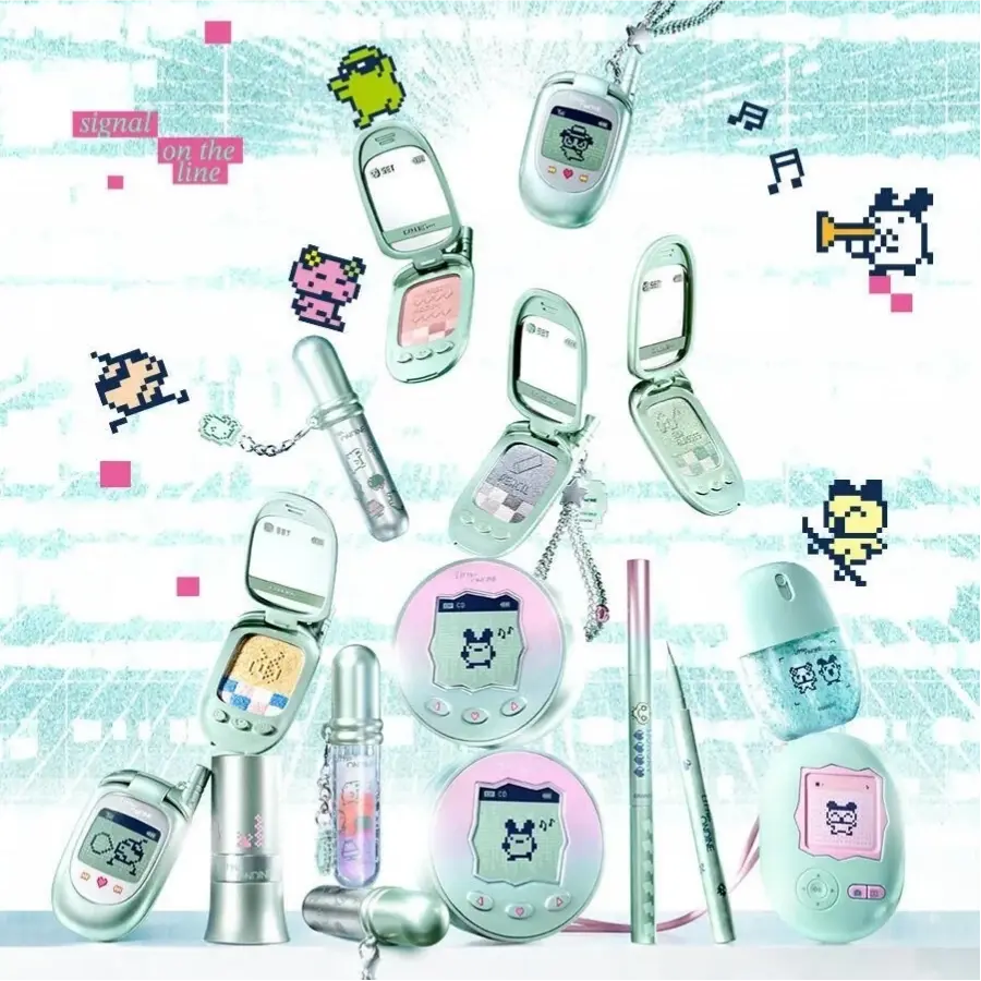 Little Ondine x Tamagotchi Soft Matte Long-Wear Loose Powder #02 Green Brightener 8.5g