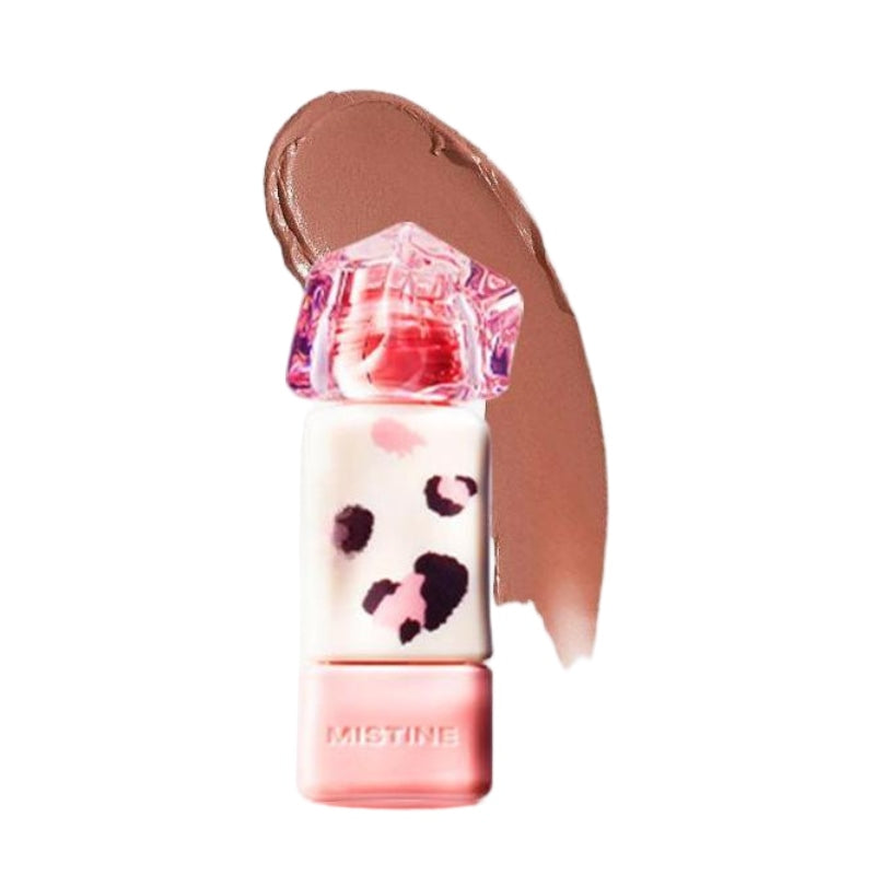 Mistine Thai Latte Juicy Lip Glaze Leopard #V11 Apricot Milk Coffee
