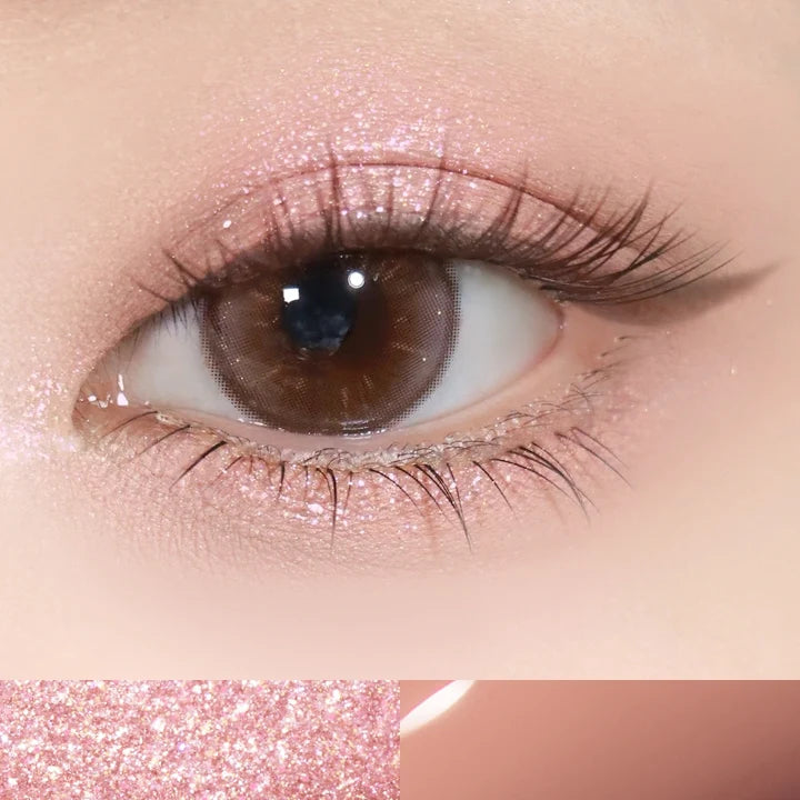 Judydoll Mini Hard Candy Dual-Ended Liquid Eyeshadow #01 Peach Milk Tea