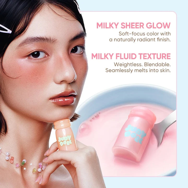 Judydoll Mini Soft Fit Liquid Blush #03 Lavender Milk Foam