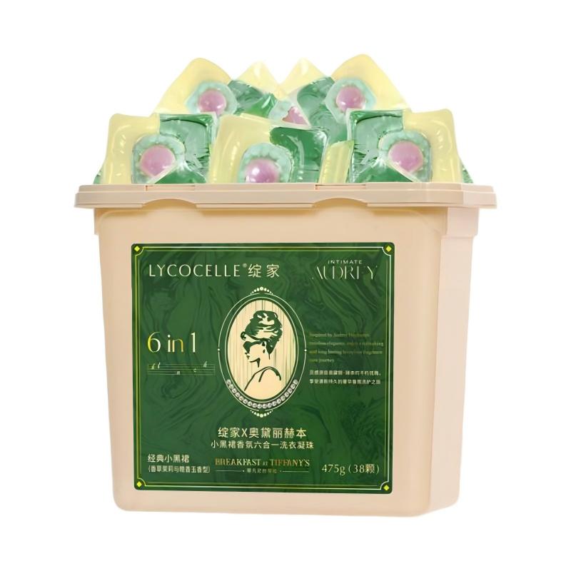 Lycocelle 6-In-1 Laundry Detergent Pods Jasmine & Tuberose 38pcs