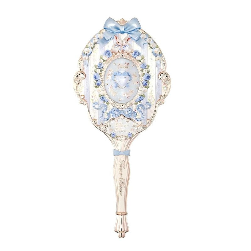 Flower Knows Bunny Garden Hand Mirror Cloudy Blue