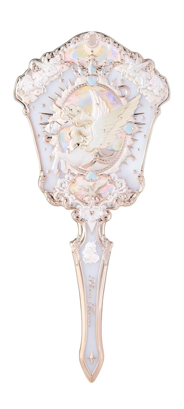 Flower Knows Knight Unicorn Hand Mirror #Cloud White