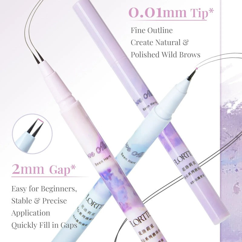 Flortte Ink Essence Liquid Eyebrow Pen #02 Tea Brown