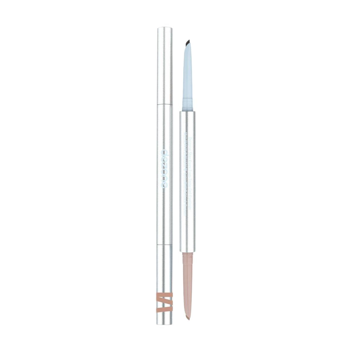Dezone Double-Ended Waterproof Gel Eyeliner Pen #SJ01 Black Brown