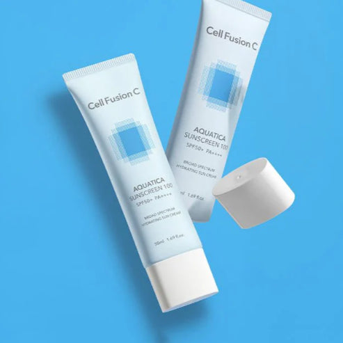 Cell-Fusion-C-秀肤生-冰感防晒霜大耳狗联名-蓝色-50ml