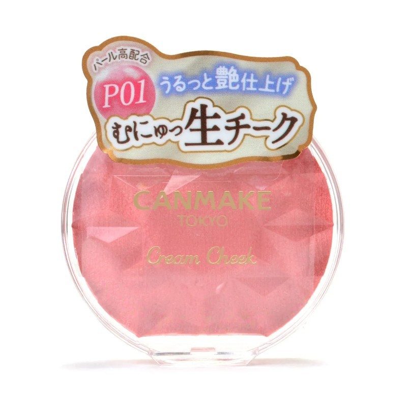 Canmake Cream Cheek (Pearl Type) #P01 Peach Dazzle
