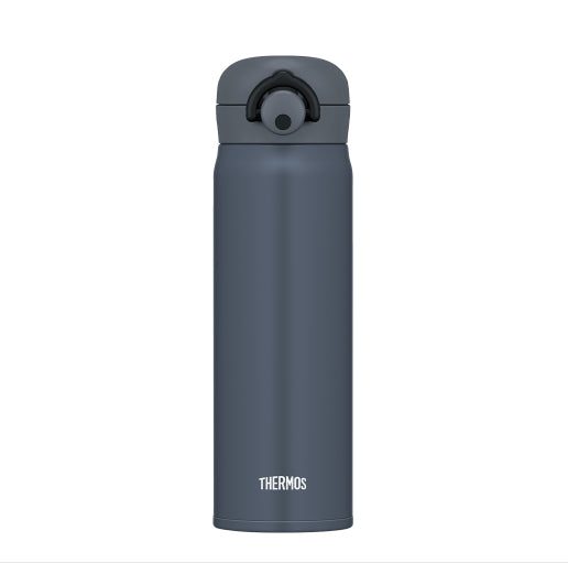 THERMOS-膳魔师-真空不锈钢保温杯-哑光灰色-500ml