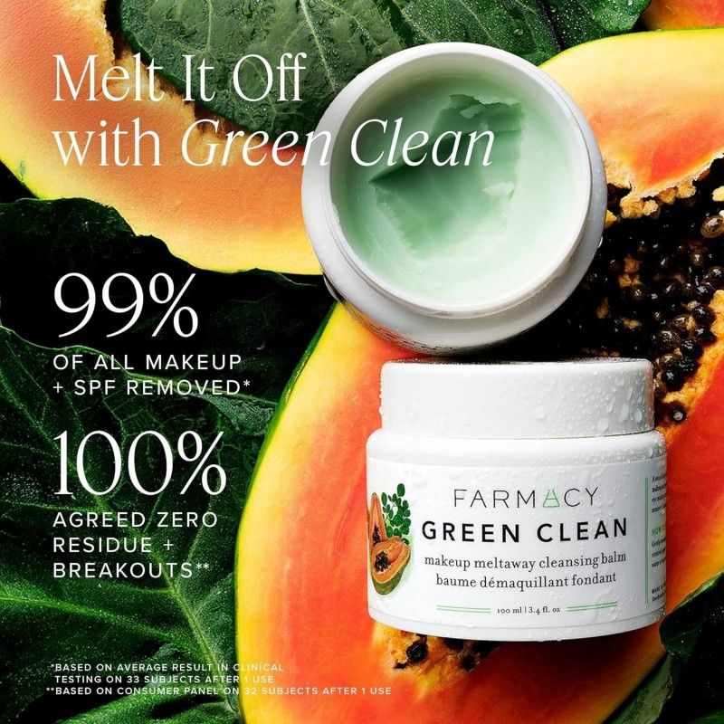 Farmacy Green Clean Makeup Meltaway Cleansing Balm 100ml