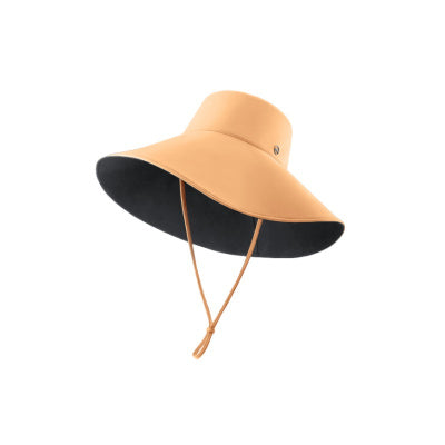 Beneunder-蕉下-穹顶系列倍护防晒渔夫帽-蜜瓜色-云碳黑