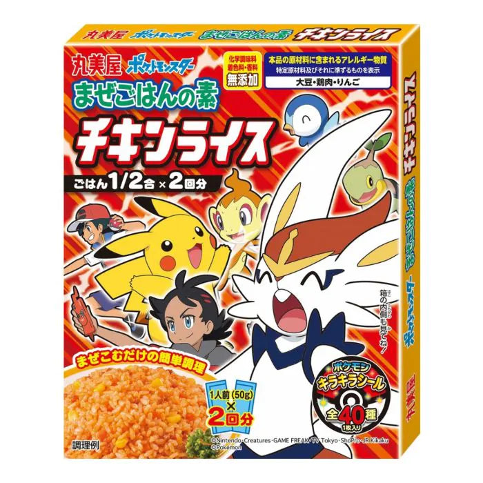 丸美屋-宝可梦-拌饭料-素鸡-100g