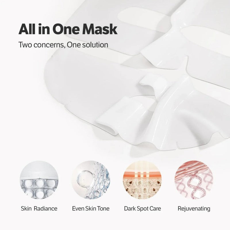 Sungboon Editor深层胶原蛋白维他命C亮白面膜 4片