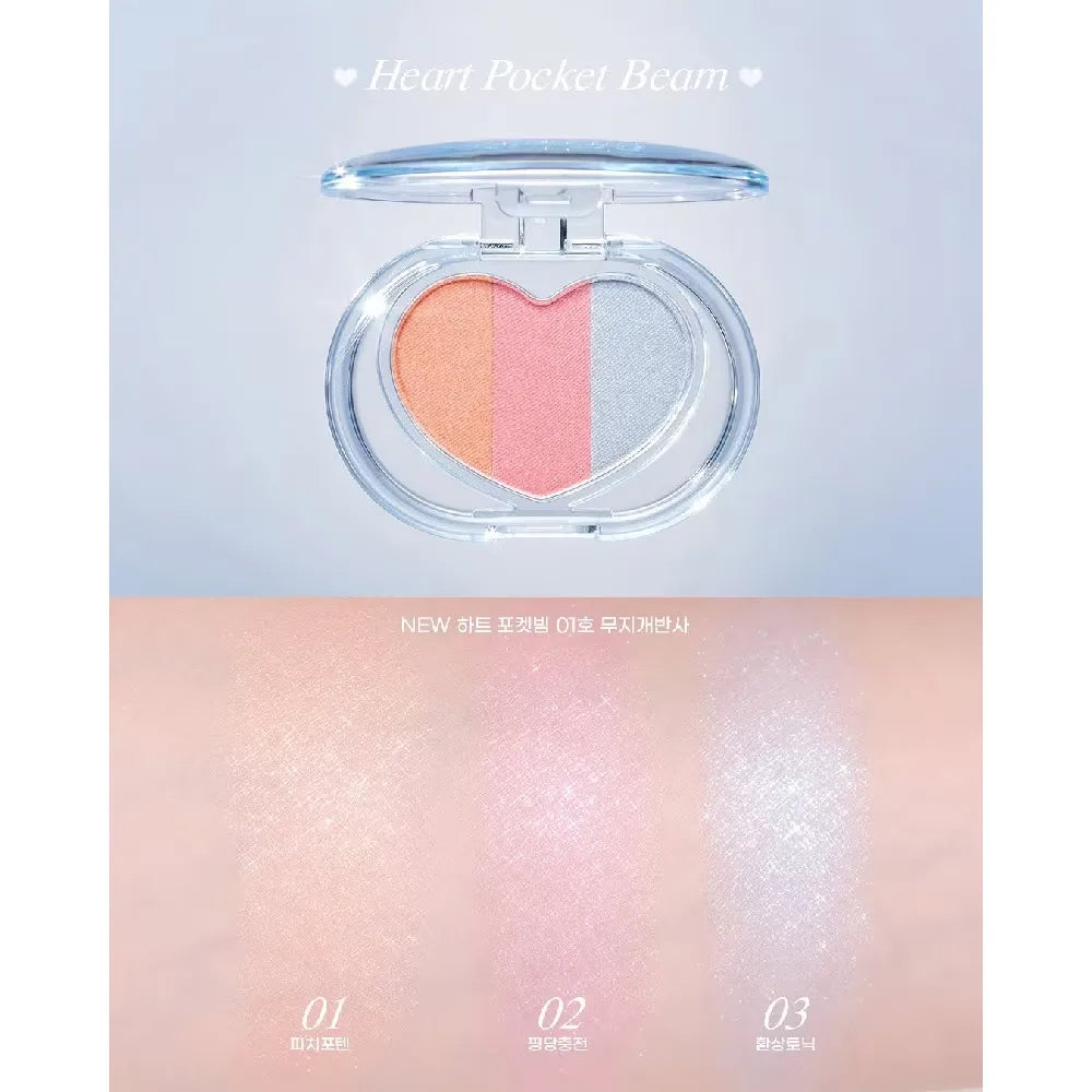 Peripera Heart Pocket Beam #01 Candy Topping