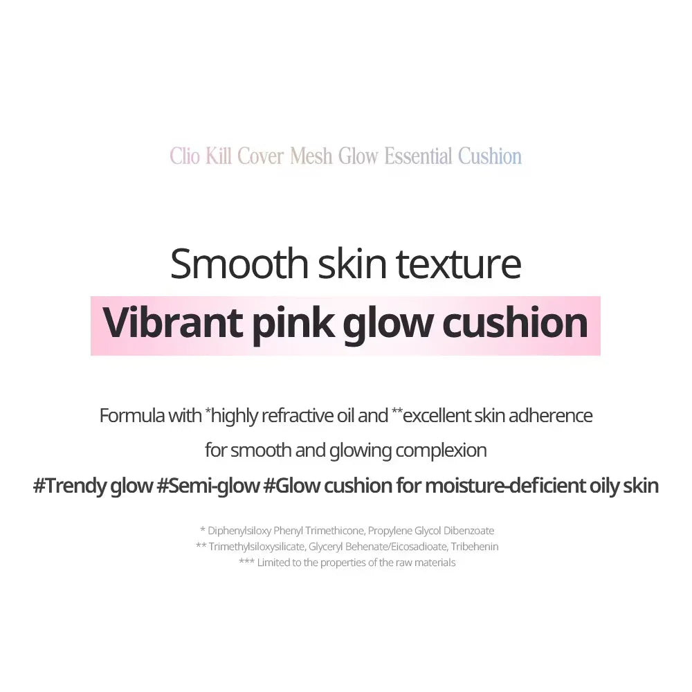 Clio Kill Cover Mesh Glow Essential Cushion SPF50+ #21N Linen