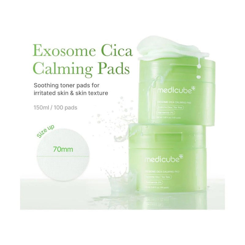 Medicube Exosome Cica Calming Pad 100pcs