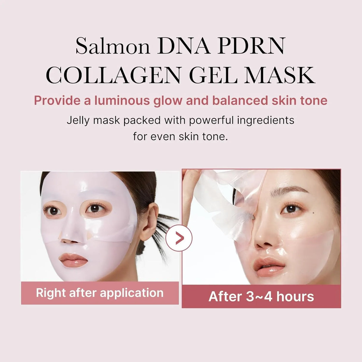Medicube PDRN Pink Collagen Gel Mask Sheet 4pcs