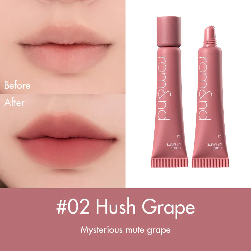 Rom&nd Matte Color Lip Tint #02 Hush Grape