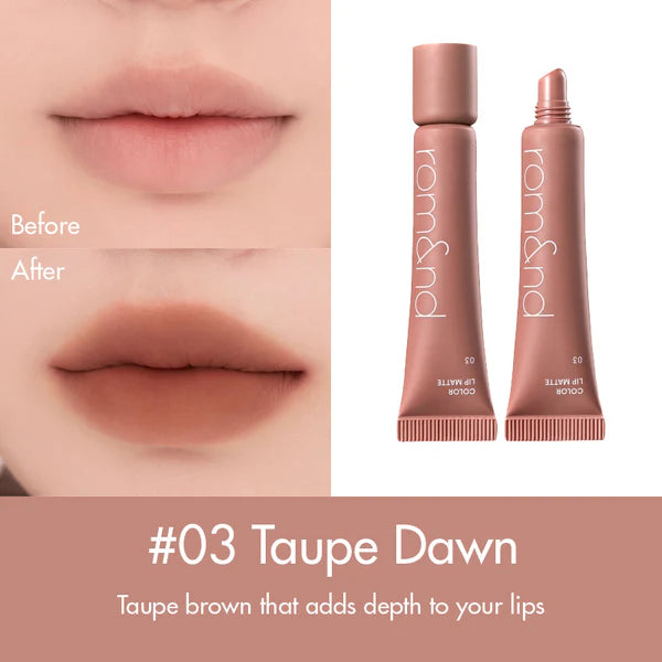 Rom&nd Color Lip Matte #03 Taupe Dawn