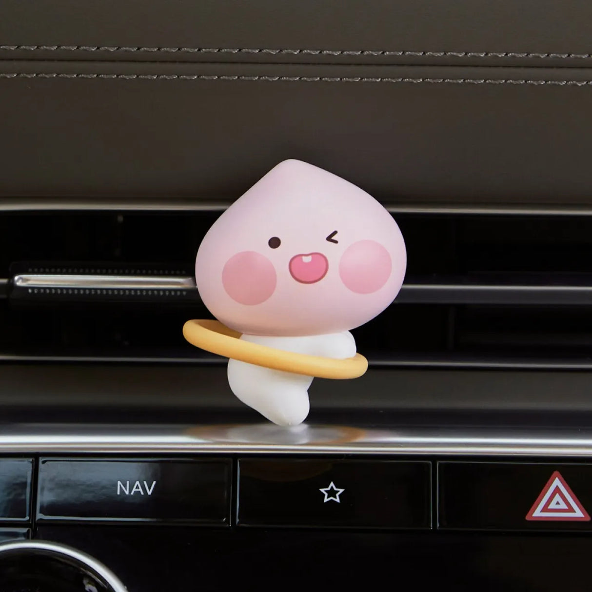 Kakao Friends Car Air Freshener Little Apeach Green Floral