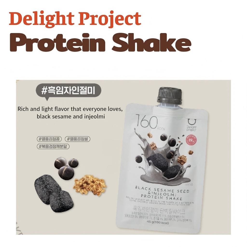 Delight Project x Pokemon Protein Shake Black Sesame Seed & Injeolmi 45g