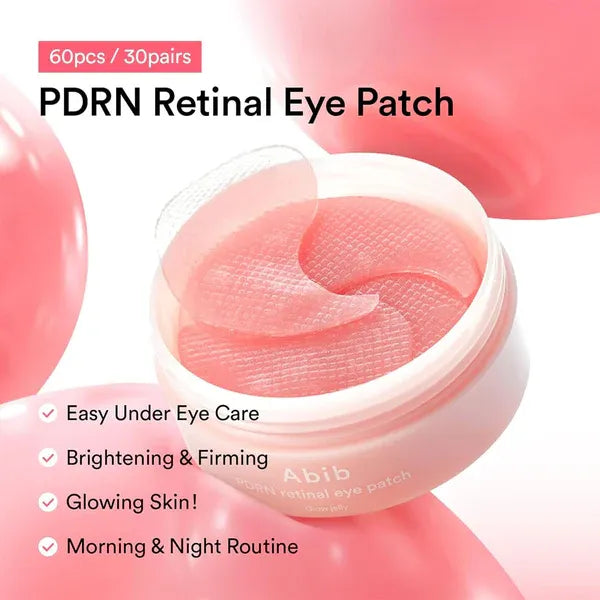 Abib PDRN Retinal Eye Patch Glow Jelly 60pcs