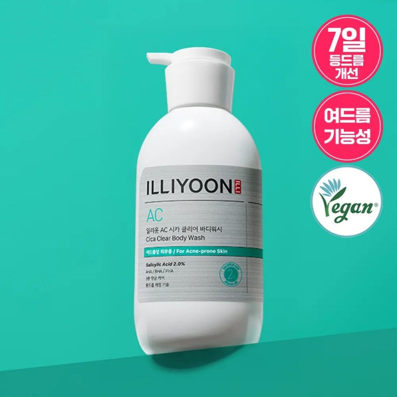 Illiyoon AC Cica Acne Clear Body Wash 400ml+50ml
