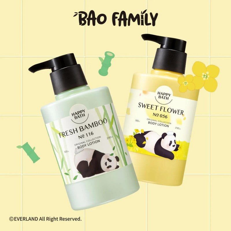 Happy Bath Original Collection Body Lotion Sweet Flower 500g