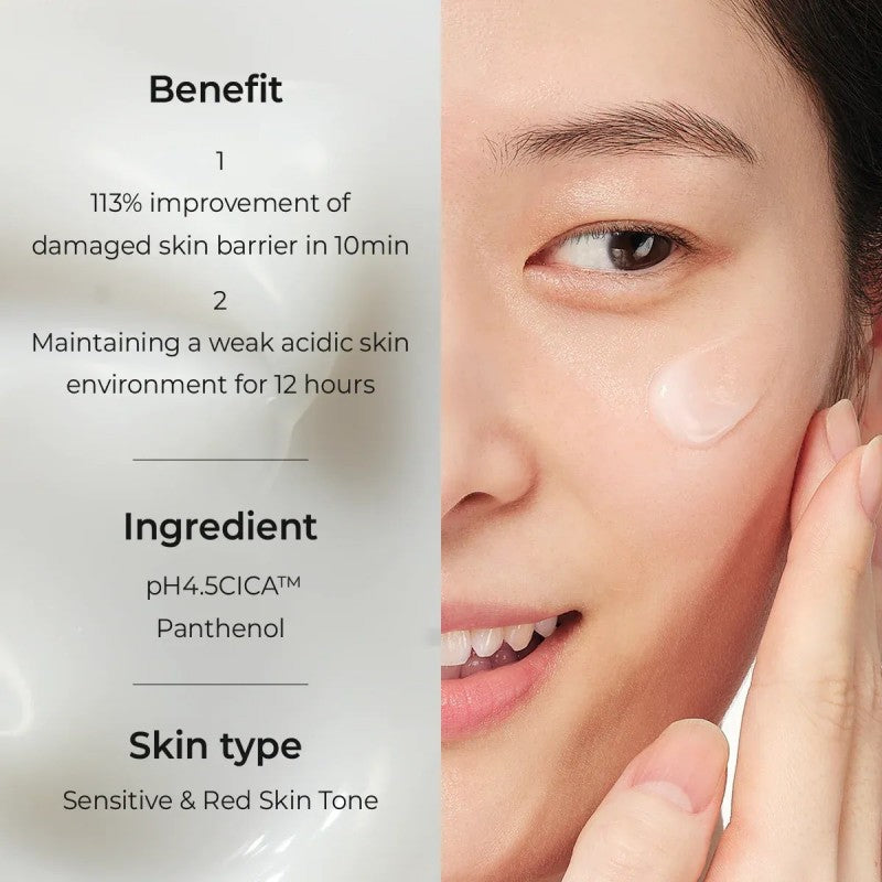 Aestura A-Cica 365 Soothing Repair Cream pH4.5 60ml (+Cream 20ml + Mask 2pcs)